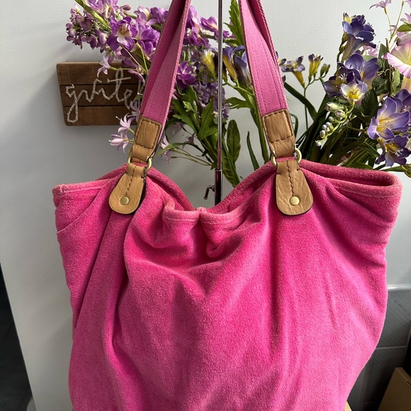 Y2K Vintage Juicy Couture “Choose Juicy” large terry tote bag - Picture 3 of 14